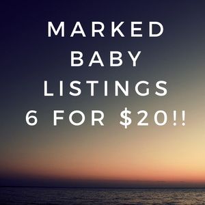 6 For $20 Baby Listings!